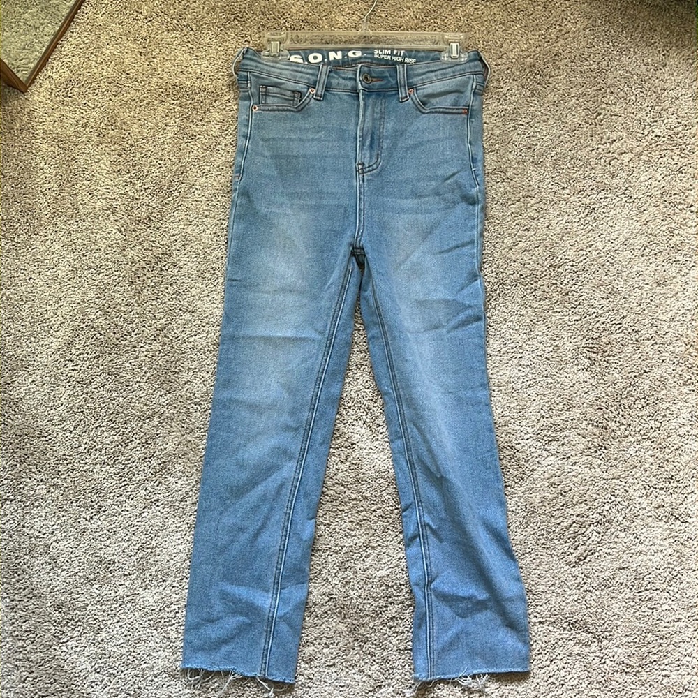 5/27 Stretchy Soft High Rise Denim Cut Offs